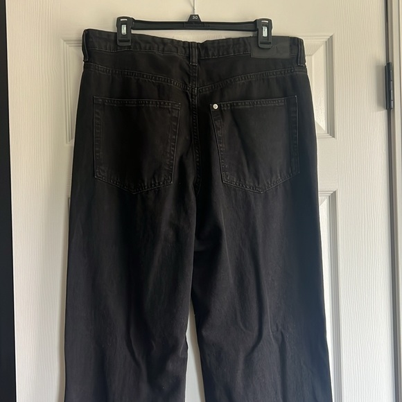 Size 12 black “mom jeans”. - Picture 3 of 5